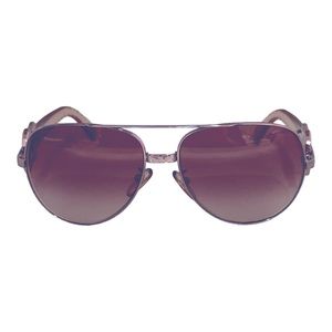 Vintage FENDI FF Logo Buckle Aviator Sunglasses